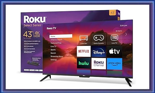 Roku 43 Select Series 4K HDR Smart RokuTV